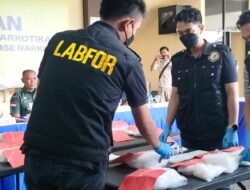 Hasil Ungkap Jaringan Lintas Negara, 18,5 Kg Sabu Dimusnahkan di Polres Sanggau