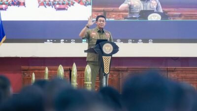 Kepala BNPB Paparkan Penanggulangan Bencana di Universitas Pertahanan, Harap Kadet Jadi Kader