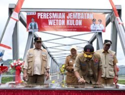 Akses Warga Puring-Buayan Kembali Pulih, Jembatan Weton Kulon Senilai Rp 14 M Diresmikan BNPB