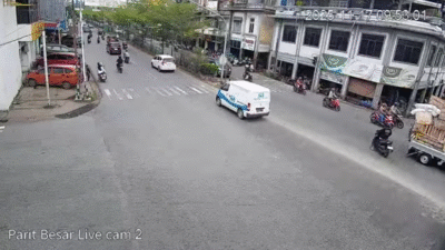 Tampilan live streaming dari salah satu CCTV Dishub Kota Pontianak yang kini ditambah di persimpangan Jalan Tanjungpura - Diponegoro untuk memantau arus lalu lintas secara realtime.