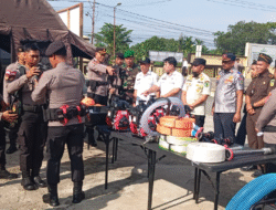 Hadapi La Niña, Polres Sambas Gelar Apel Kesiapsiagaan Bencana Gabungan