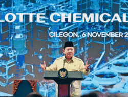 Prabowo Resmikan Pabrik Lotte Chemical Rp62,4 Triliun di Cilegon, Perkuat Hilirisasi