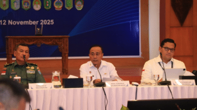 suasana High Level Meeting (HLM) Strategi 4K yang dihadiri Wakil Gubernur Kalimantan Barat, Krisantus Kurniawan. (Dok. HO/Faktakalbar.id)