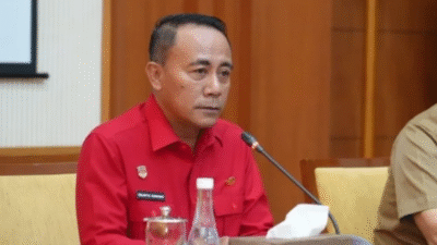 Wakil Gubernur Kalbar Krisantus Kurniawan saat memimpin High Level Meeting (HLM) TPID jelang Nataru di Kantor Bank Indonesia Kalbar. (Dok. HO/Faktakalbar.id)