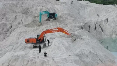 Tambang timah ilegal Bangka Tengah. (Dok. Ist)