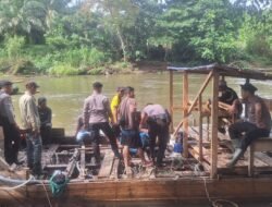 Selamatkan Sumber Air Bersih, Forum Warga dan Polisi Sisir Lokasi Tambang Ilegal di Sungai Ntorap