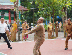 Lepas Penat Tumpukan Berkas, Ribuan ASN Pontianak ‘Tumpah’ di Lapangan Voli