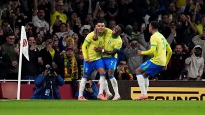 Brasil vs Senegal: Gol Casemiro dan Estevao Amankan Kemenangan