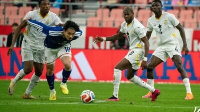 Debut Akira Nishino: Jepang Kalah 2-0 dari Ghana di Yokohama