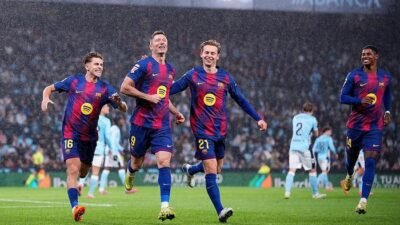 Hasil Celta Vigo vs Barcelona 2-4: Hattrick Lewandowski