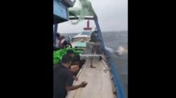 "Dramatis, kapal klotok diterjang badai di perairan Kayong Utara. Demi selamatkan 15 penumpang, 7 ton sembako terpaksa dibuang ke laut."
