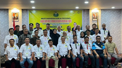 Musyawarah Kerja Provinsi (Mukerprov) PBSI Kalimantan Barat yang membahas program kerja 2026. (Dok. HO/Faktakalbar.id)