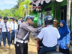 Operasi Zebra 2025: Polres Kayong Utara Sasar Pelajar SMPN 03 Sukadana untuk Edukasi Lalu Lintas