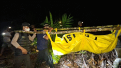 Penemuan jenazah Rusmajan, warga Seluas yang hilang, di kawasan hutan Jagoi Babang. (Dok. HO/Faktakalbar.id)