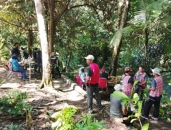 Pesona ‘Hidden Gem’ Air Terjun Lepung Iring Pikat Ketua Persit (KCK) Daerah XII/Tanjungpura, Meski Akses Jalan Masih Tanah Kuning