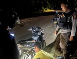 Razia Knalpot Brong Warnai Malam Minggu di Kayong Utara, Remaja di Bawah Umur Dipulangkan