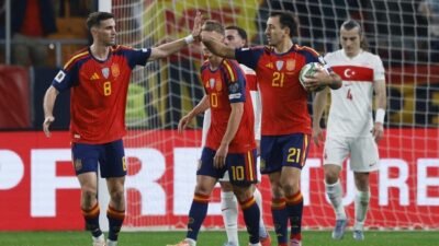 Hasil Spanyol vs Turki 2-2: La Roja Amankan Tiket Piala Dunia