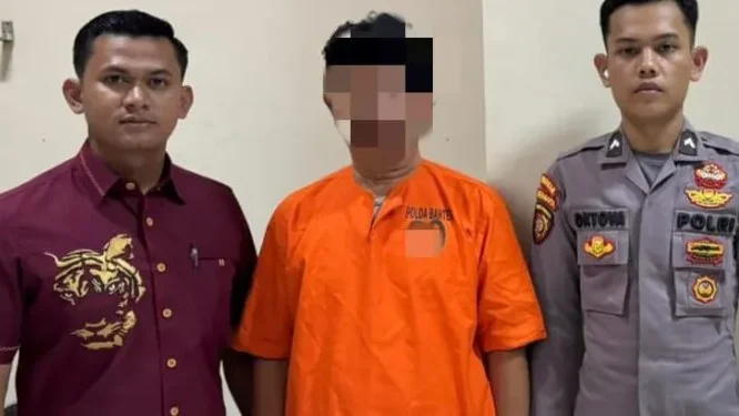 KA tersangka pertambangan ilegal Gunung Pinang. (Dok. Ist)