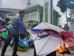 Ribuan Layangan dan Benang Gelasan Dibakar, Edi Kamtono: Sudah Banyak Korban Jatuh