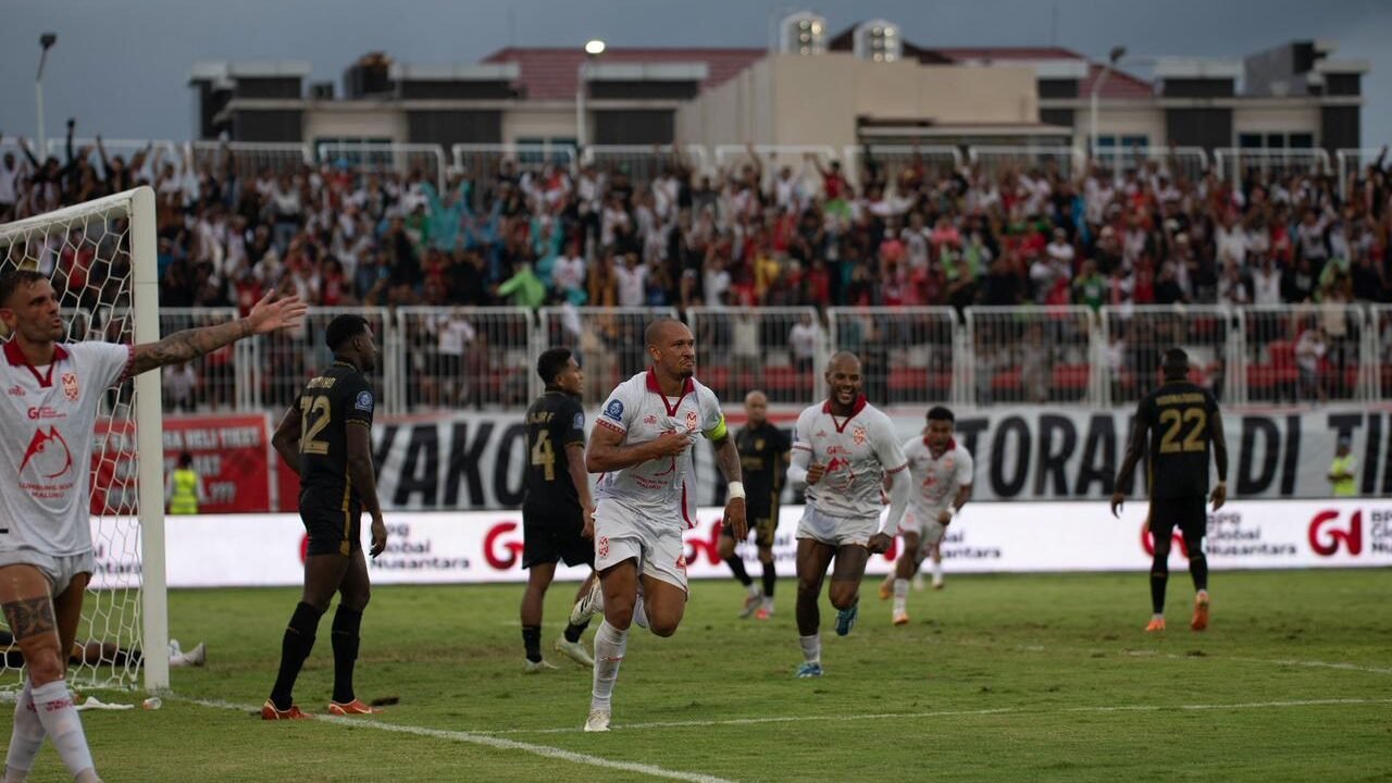 Malut United Tekuk Borneo FC 3-2 di Gelora Kie Raha