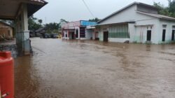 Wilayah terdampak banjir di Kecamatan Sejangkung, Kabupaten Sambas. Sumber Foto : BPBD Kabupaten Sambas.