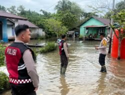 Banjir Rob Rendam Sukadana hingga 75 Cm, 5 Ruas Jalan Ini Terdampak Parah