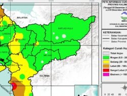 BMKG Rilis Peringatan Dini: Hujan Lebat dan Angin Kencang Hantui Kalbar 3 Hari ke Depan