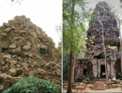 Saling Tuduh di Perbatasan, Candi Kuno Ta Krabey Hancur Lebur Akibat Gempuran Artileri