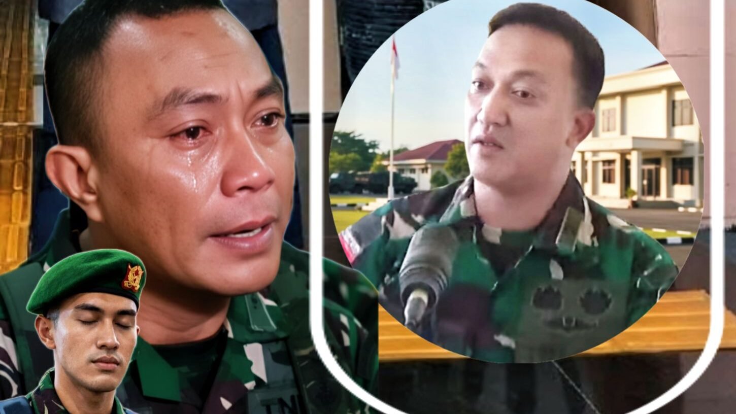 (Kiri-Atas) Advokat Rikha Permatasari dan ayah kandung Alm. Prada Lucky Namo, Pelda Chrestian Namo (menangis). Tim kuasa hukum mengecam dugaan intimidasi dan larangan dari Dandim Rote Ndao (kanan atas) yang menyebabkan ayah korban tidak bisa menghadiri sidang putranya. (Dok. Ist)