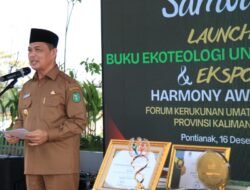 Luncurkan Buku Ekoteologi, Gubernur Dorong Isu Lingkungan Jadi Perekat Kerukunan