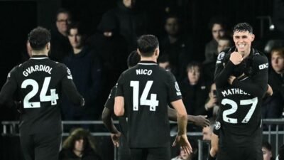 Laga Fulham vs Manchester City di pekan ke-14 Liga Inggris 2025/2026 berjalan sangat dramatis.