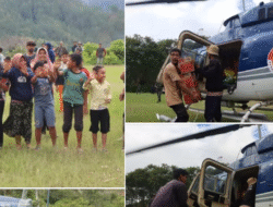Jalan Darat Putus Total, Helikopter BNPB Jadi ‘Malaikat Penyelamat’ Warga Terisolir di Aceh Tengah