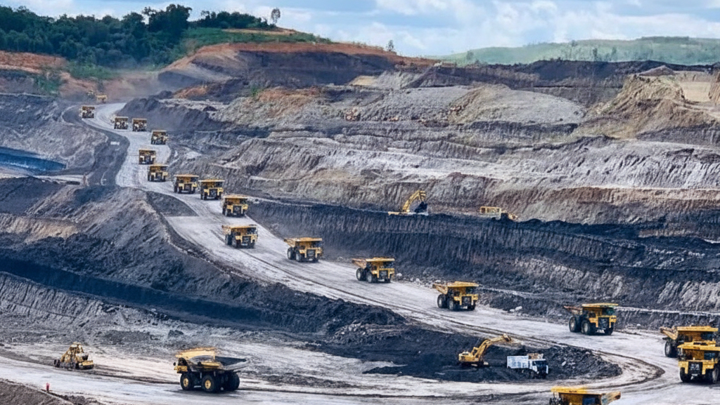 Ilustrasi - Pertambangan Masif (Dok. Devian Resandria)