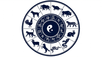 Ilustrasi: 12 jenis shio yang dilambangkan dengan hewan. (Dok. Ist)