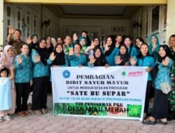 Dukung Asta Cita, Polsek Silat Hilir Apresiasi Peluncuran Program SATE BU SUPAR di Desa Miau Merah