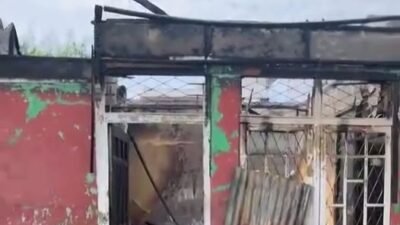 Diduga Akibat Arus Pendek, Rumah Kosong di Pontianak Tenggara Hangus Terbakar