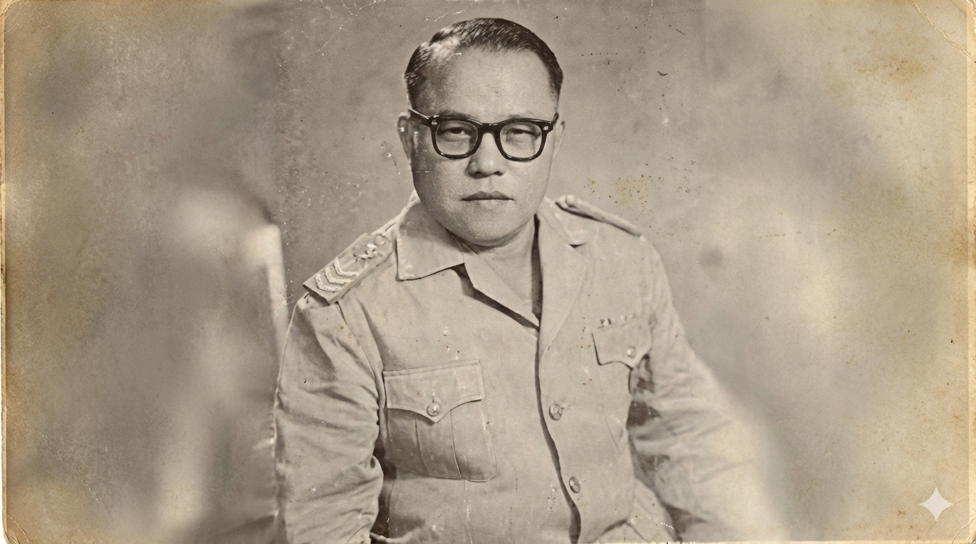 Oevaang Oeray, gubernur pertama Kalbar dari suku Dayak. (Dok. Ist)