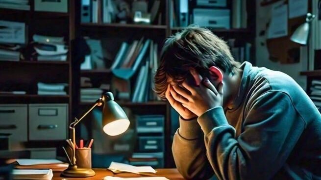 Ilustrasi - Saat overthinking menyerang, tumpukan masalah terasa semakin menekan, mengganggu fokus dan ketenangan pikiran. (Dok. Ist)