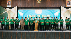 Jajaran pengurus PW GP Ansor Kalimantan Barat masa khidmat 2025-2029 resmi dilantik di Pendopo Gubernur Kalbar. (Dok. Faktakalbar.id)