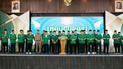 Jajaran pengurus PW GP Ansor Kalimantan Barat masa khidmat 2025-2029 resmi dilantik di Pendopo Gubernur Kalbar. (Dok. Faktakalbar.id)