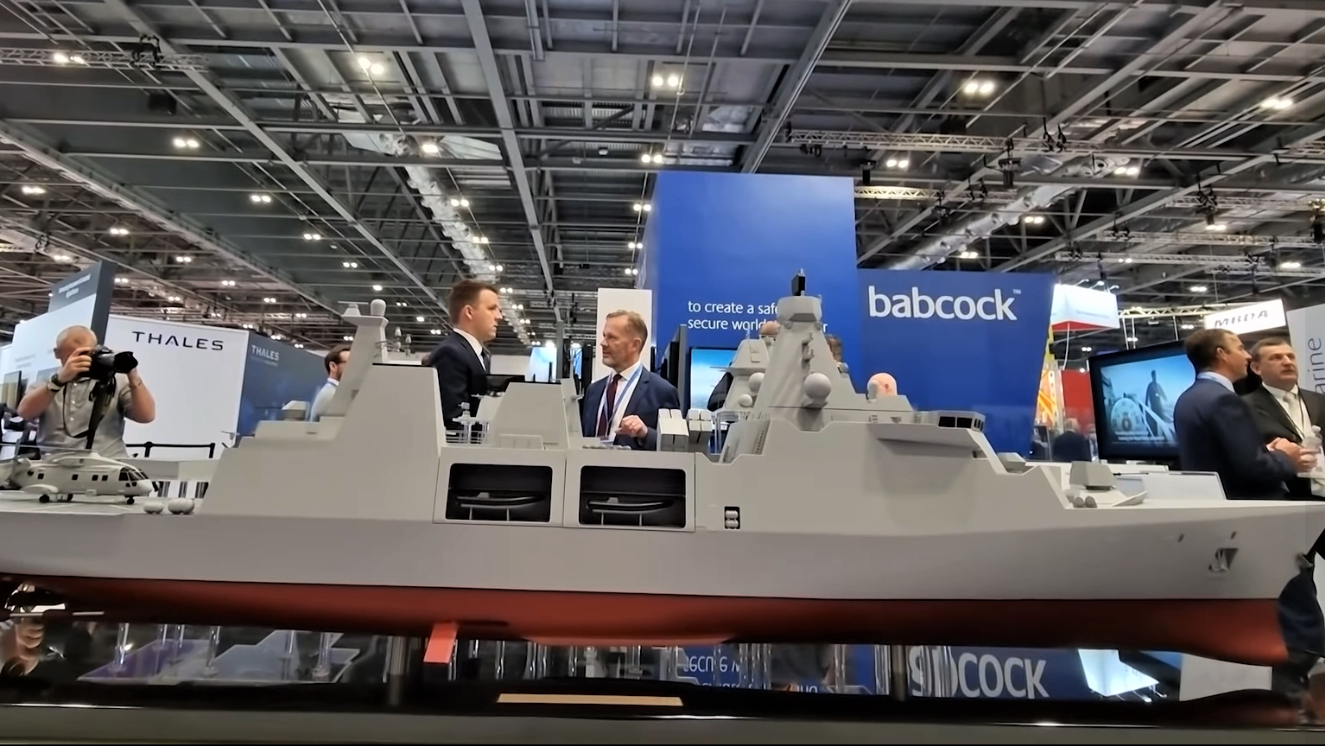 Frigat Arrowhead 140 desain asli rancangan Babcock Inggris. (Dok. HO/Faktakalbar.id)