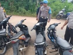 Resahkan Warga, 27 Unit Sepeda Motor Knalpot Brong Diamankan Polsek Tumbang Titi