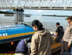 BMKG Prediksi Gelombang Tinggi 4 Meter, Polsek Simpang Hilir Cek Kesiapan Speedboat di Teluk Melano