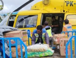 Tembus Wilayah Terisolir, BNPB Maksimalkan Jalur Udara dan Darat Salurkan Bantuan Logistik di Sumut