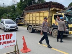 Cegah Penyelundupan di Perbatasan, Polsek Beduai Gelar Razia Jalur Darat dan Periksa Puluhan Kendaraan