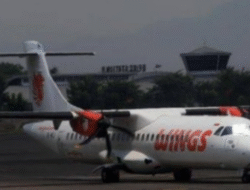 Jarak Pandang Terbatas Akibat Hujan Lebat, Wings Air Gagal Mendarat di Ketapang