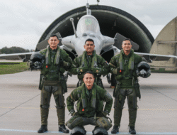 Lulus Gemilang, Pilot TNI AU Rampungkan Latihan Jet Tempur Rafale di Prancis