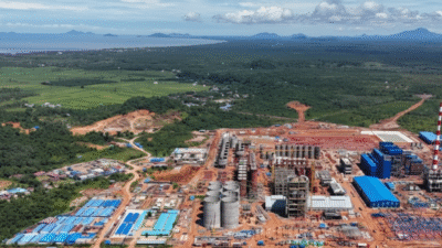 Penampakan dari atas proyek smelter alumina di Mempawah (Dok. Ist)