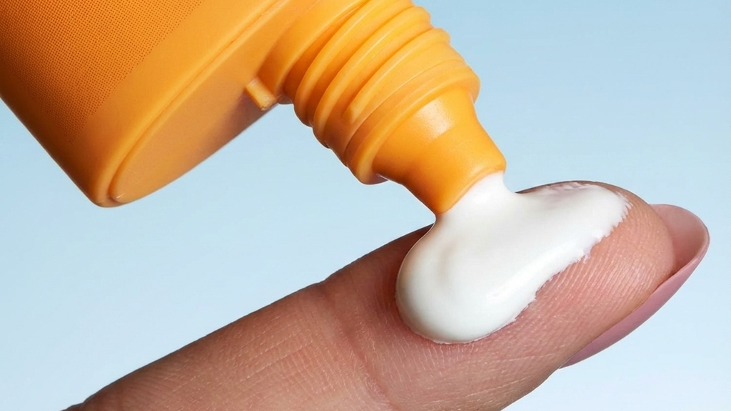 Ilustrasi - Penggunaan sunscreen rutin setiap hari adalah kunci mencegah garis senyum dan kerutan semakin dalam.