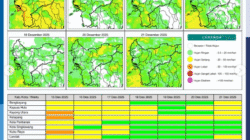 Prakiraan Cuaca Kalbar Senin 15 Desember: Dominasi Hujan Sedang, Waspada Cuaca Ekstrem di Pesisir